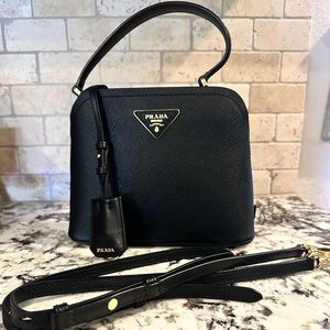 Prada - Matinee Top Handle Bag Saffiano Leather Micro